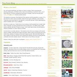2008 market garden crop listing