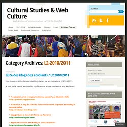 Cultural Studies & Web Culture