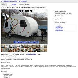 2010 R-Pod RP-173T Travel Trailers