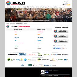 TDC 2011: Home - Globalcode