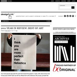 2011 Year in Review: Best of Art