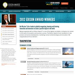 2012 Edison Award Winners