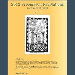 2012 Freemason Revelations
