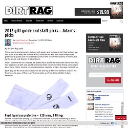 2012 gift guide and staff picks - Adam's picks