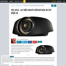 CES 2012 : La très haute définition 4K est déjà là