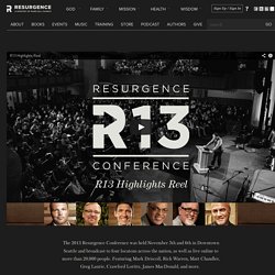 2013 Resurgence Conference