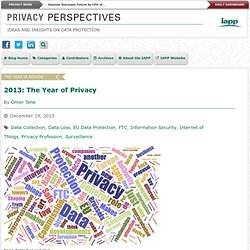 2013: The Year of Privacy