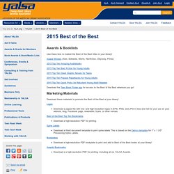 2015 YALSA Best of the Best