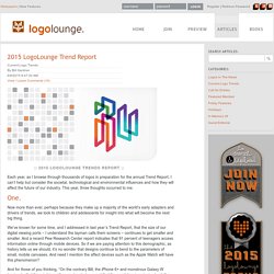 2015 LogoLounge Trend Report on LogoLounge.com