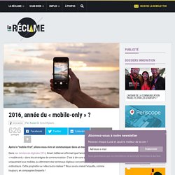 2016, année du « mobile-only » ?