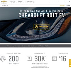 2017 Bolt EV: All-Electric Vehicle