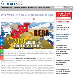2018 Will Be The Year Of Consolidation For India
