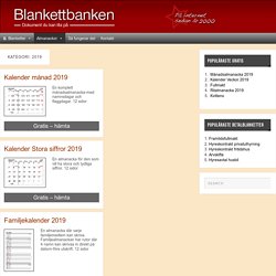 2019-arkiv – Blankettbanken