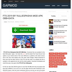 FTS 2019 by Yulliespasha Mod APK OBB+Data - Gapmod