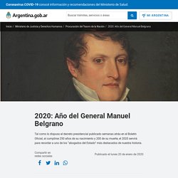 2020: Año del General Manuel Belgrano