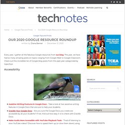 Our 2020 Google Resource Roundup