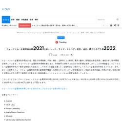 ウォークスルー金属探知市場2021分析、シェア、サイズ、トレンド、需要、成長、機会および予測2032 – すごもり