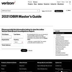2021 DBIR Master's Guide
