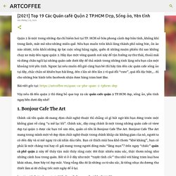 [2021] Top 19 Các Quán café Quận 2 TP.HCM Đẹp, Sống ảo, Yên tĩnh