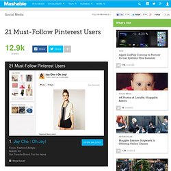 21 Must-Follow Pinterest Users