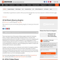 22 brilliant jQuery plugins