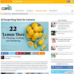 22 Surprising Uses for Lemons