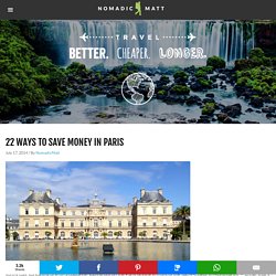 22 Ways to Save Money in Paris