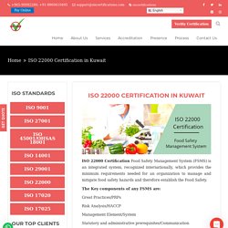 Food Safety Certification