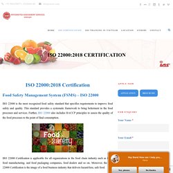 ISO 22000:2018 Certification in Vietnam