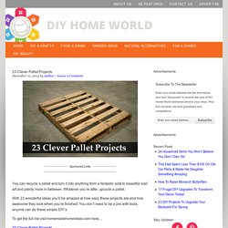 23 Clever Pallet Projects