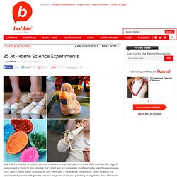 25 At-Home Science Experiments