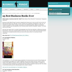 25 Best Business Books Ever