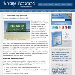 25 Creative Writing Prompts