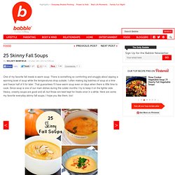 16 Skinny Fall Soups