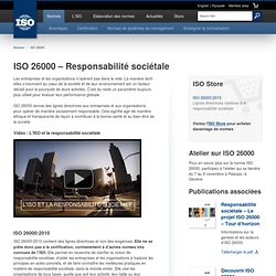 26000 – Responsabilité sociétale
