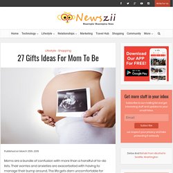 Pregnancy gifts for first time moms