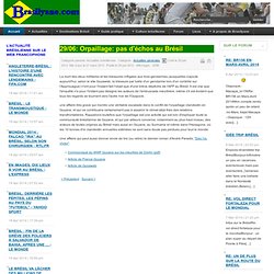 29/06: Orpaillage: pas d'échos au Brésil