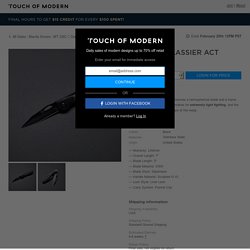 MT-2SC // Classier Act - Mantis Knives