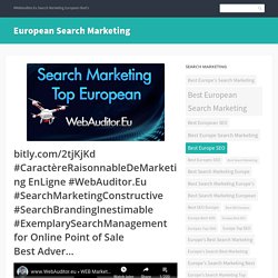 bitly.com/2tjKjKd #CaractèreRaisonnableDeMarketing EnLigne #WebAuditor.Eu #SearchMarketingConstructive #SearchBrandingInestimable #ExemplarySearchManagement for Online Point of Sale Best Adver…