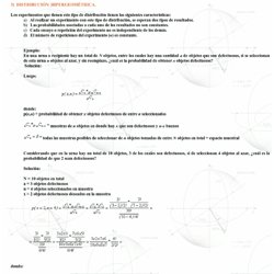 3) DISTRIBUCIÓN HIPERGEOMÉTRICA