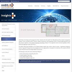 3-GIS Services for Telecom Network Maintenance by AABSYS