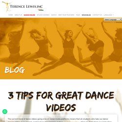 3 tips for great dance videos
