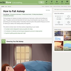How to Fall Asleep: 24 Steps