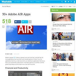 30 Adobe AIR Apps