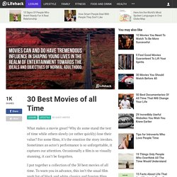 30 Best Movies of all Time