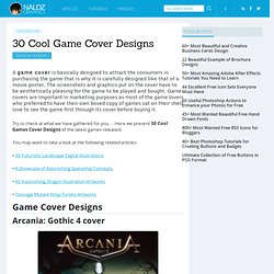 30 Cool Game Cover Designs