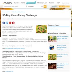 30-Day Clean-Eating Challenge