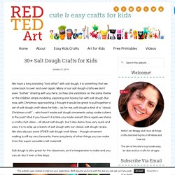 30+ Salt Dough Crafts for Kids