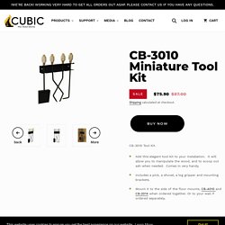 CB-3010 Miniature Tool Kit for Cubic Wood Burning Stove
