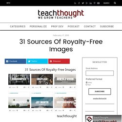 31 Sources Of Royalty-Free Images